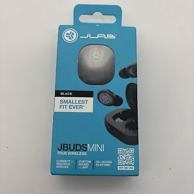 JLab JBuds Mini True Wireless Bluetooth Earbuds Black NEW • $21.95