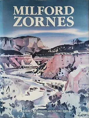  Signed Milford Zornes Vtg Art Watercolor Painting Book And Bonus • $55