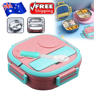 $22.99 • Buy 304 Stainless Steel Portable Lunch Box Thermos Food Container Picnic Bento Boxes
