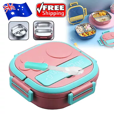 304 Stainless Steel Portable Lunch Box Thermos Food Container Picnic Bento Boxes • $5.99