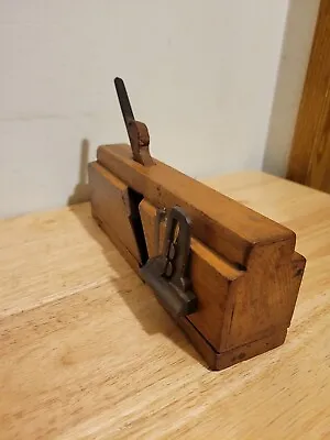 Antique Wood Rabbit Style Wood Working Plane Depth Gauge Sliding Base~ Nice! • $85