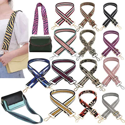 Wide Shoulder Bag Belt Strap Crossbody Adjustable Replacement Handbag Handle • $14.99