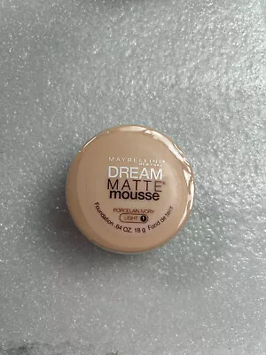 Maybelline Dream Matte Mousse Foundation Porcelain Ivory Light 1 • $16.49