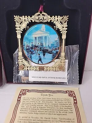 Mort Kunstler 2004 Timber Ridge School Ornament After The Snow Winchester VA • $29.50