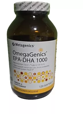 Metagenics OmegaGenics EPA-DHA Omega-3 Daily Supplements - 120 Count  Exp 2/25 • $70