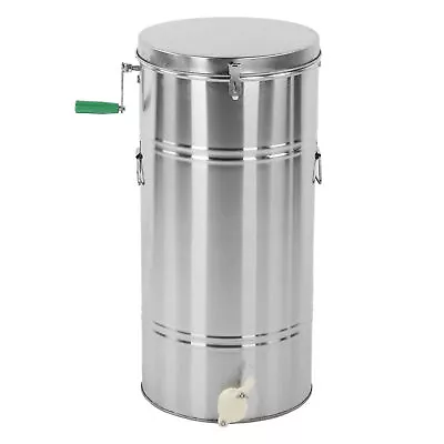 Honey Extractor 2 Two Frame Stainless Manual Crank Honey Bee Spinner Beekeeping- • £54.23