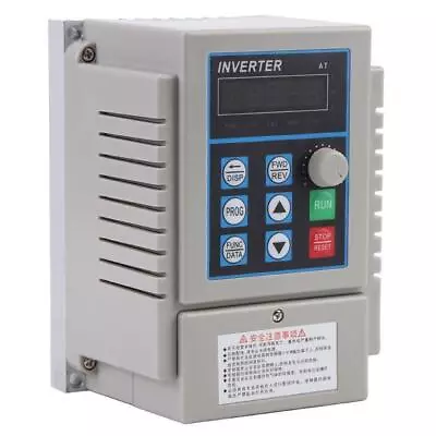 0.75KW 1HP VARIABLE FREQUENCY DRIVE INVERTER VFD VSD AC220V SINGLE To 3 PHASE • £71.79