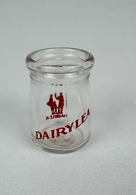 Vintage Dairylea Dairy Pyro Glass Mini Creamer Bottle Coffee Cream • $9.99