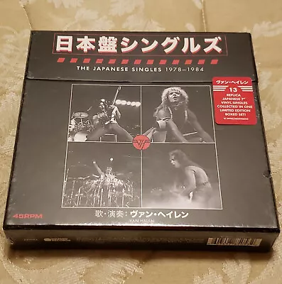 VAN HALEN The Japanese Singles 1978-1984 45RPM 7  Vinyl Box Set NEW SEALED • $219.99