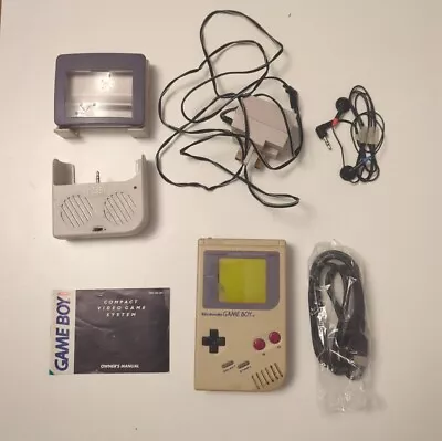 Original Nintendo Game Boy Grey Handheld System - Grey • £20
