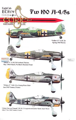 ECL32179 1:32 Eagle Editions Fw190A-4 Fw190A-5 • $30.84