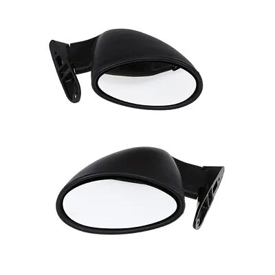 $52.20 • Buy Pair Universal Car Classic Door Wing Side View Mirror With Gaskets Vintage Black