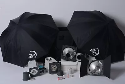 *EXCELLENT* VISATEC Solo 1600 B/800/ 2UMBRELLA/ Strobe Light With Accessories • $449