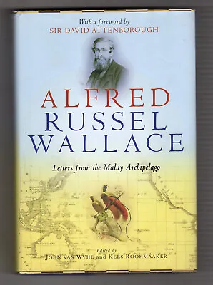 ALFRED RUSSEL WALLACE LETTERS FROM THE MALAY ARCHIPELAGO 1854-66 First Ed. HC DJ • $34.99