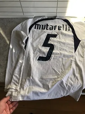 Matchworn Massimo Mutarelli Lazio Jersey 24/1-2008 • $99