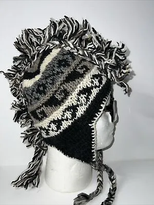 Mohawk Handmade Indian Peruvian Knitting Hat  • $12.50