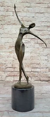 Genuine Bronze Handcrafted Mid Century Woman Dancer: Milo`s Art Statue Gift • $219