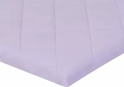 Pastel Lavender Purple Pack N Play Quilted Mattress Sheet – Ultra-Soft Comforta • $21.35