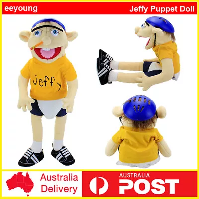 Jeffy Puppet Doll Plush Toy Fabric Polyester Cotton Non Woven Handmade Kids Gift • $42.59