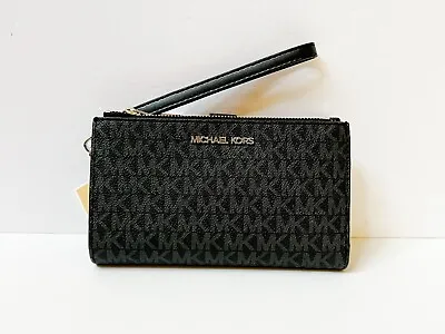 Michael Kors Jet Set Travel Large Double Zip Phone Wristlet Wallet  • $68.80