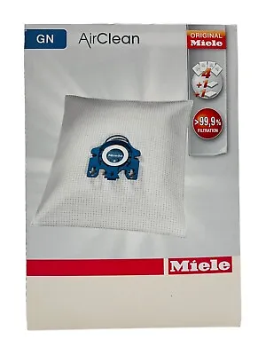 Miele Original AirClean Vacuum Cleaner Dust Bag Type GN 4 Bags 2 Filters  • $19.99