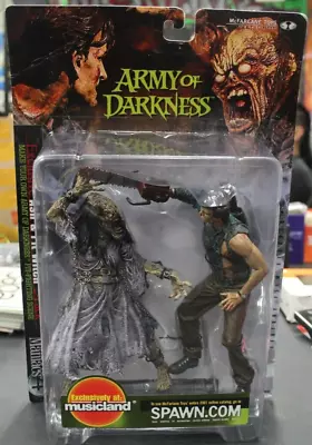 Ash & Pit Witch 2001 McFarlane Toys Movie Maniacs Army Of Darkness Musicland • $29.99