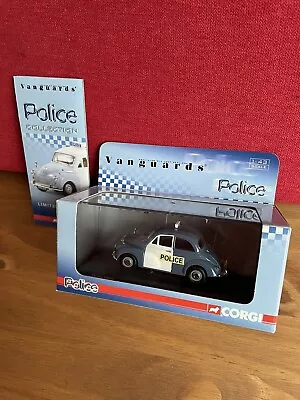 CORGI VANGUARDS VA05806 MORRIS MINOR - MET TRAFFIC POLICE 75th ANNIVERSARY NEW • £14.50