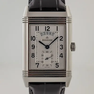 Jaeger-LeCoultre Grande Reverso Duo Ref 273.8.85 Men’s Stainless Steel 2016 • $8495