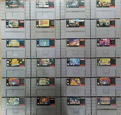 SNES Games J - SO Game Cartridge TESTED • $9.99