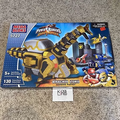 Mega Bloks 5727 Power Rangers Dino Thunder BRACHIO ZORD Command Playset SEALED • $450