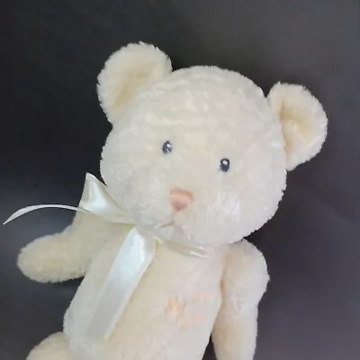 Baby GUND My First Teddy Bear Cream Color Stuffed  Animal Embroidered Plush • $8.96