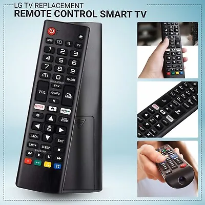 Akb75095308 Lg Tv Replacement Remote Control For Smart Tv Led 3d Netflix Button • £2.95