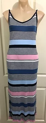 ❤️ Brand New Striped Maxi Dress Size 14 16 Spring Summer ❤️ • $39.95