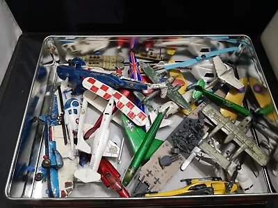 £13.49 • Buy P84-mixed Brand Diecast Joblot Of Planes,helicopters And Boat Inc Matchbox