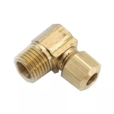 Pipe Fitting Elbow 90-Degree Lead-Free Brass 1/4 Compression X 1/4-In. MPT • $7.99