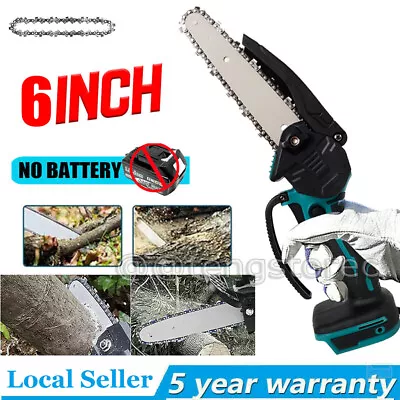 For Makita 18V LXT Cordless Electric Mini Chainsaw Rechargeable Wood Cutter Saw  • £21.45