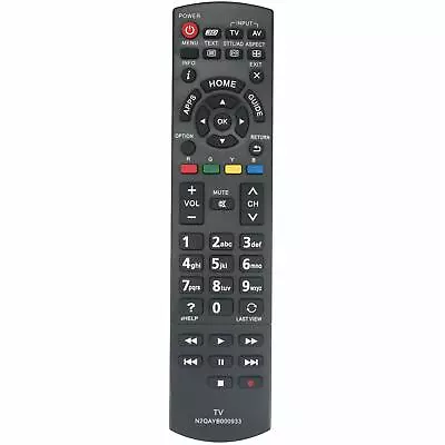 N2QAYB000933 Remote For Panasonic AS740 Series Viera TV TH-55AS740A TH-60AS740A • $22.95