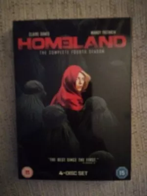 Homeland: The Complete Fourth Season DVD (2015) Vgc • £3.99