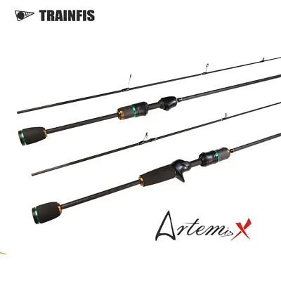 ArtemisX Spinning Fishing Rod 6ft/6' Fast Action 1-6lb Casting Carbon Trout Rod • $43.62