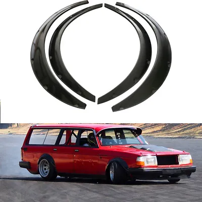 Carbon Fiber Fender Flares Extra Wide Wheel Arches For Volvo 740 745 850 940 960 • $75.99