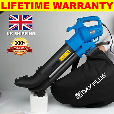 3500W 3 In 1 Garden Vacuum Leaf Blower And Shredder Mulcher With 35 Litre Bag Uk • £35.20