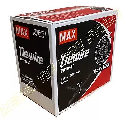 TW1061T MAX REBAR TIEWIRE For RB441T RB611T RB401T-E   - 30 Coils/CASE • $289.88