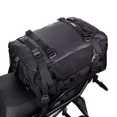 Rhinowalk Motorcycle Rear Seat Bag 30L Pannier Waterproof  Modular Luggage Bag • $42.90