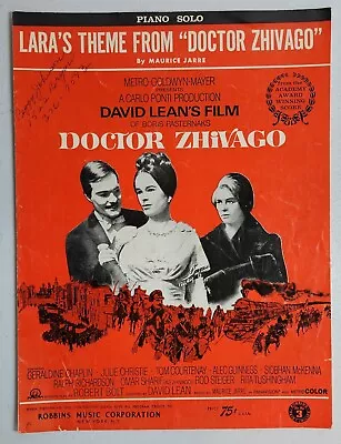 1965 Lara's Theme From Doctor Zhivago Piano Solo • $14.50