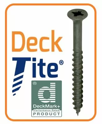 Deck-Tite Decking Screws Fence Screws Landscape Garden External Wood 4.5 X 63mm • £0.99