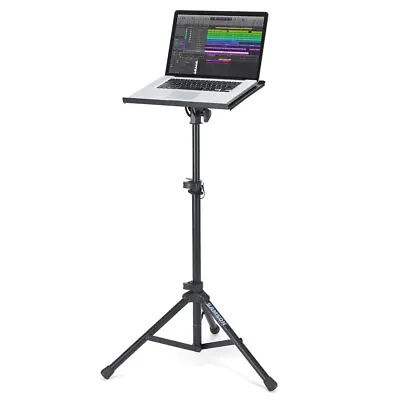Samson LTS50 Portable DJ Laptop Stand Foldable Adjustable/Heavy Duty Holder BLK • $140