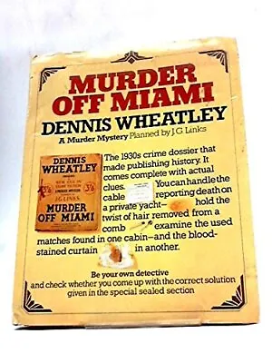 £20.99 • Buy Murder Off Miami, Dennis Wheatley