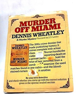 £20.99 • Buy Murder Off Miami, Dennis Wheatley