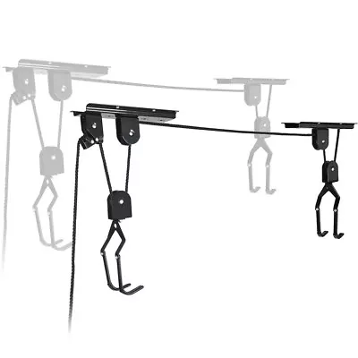 Heavy Duty Bike Hoist Pulley Garage Storage Kayaks Bicycle Ceiling Lift Basement • $53.16