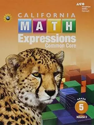 $5.32 • Buy Houghton Mifflin Harcourt Math Expressions California: Student Activity B - GOOD